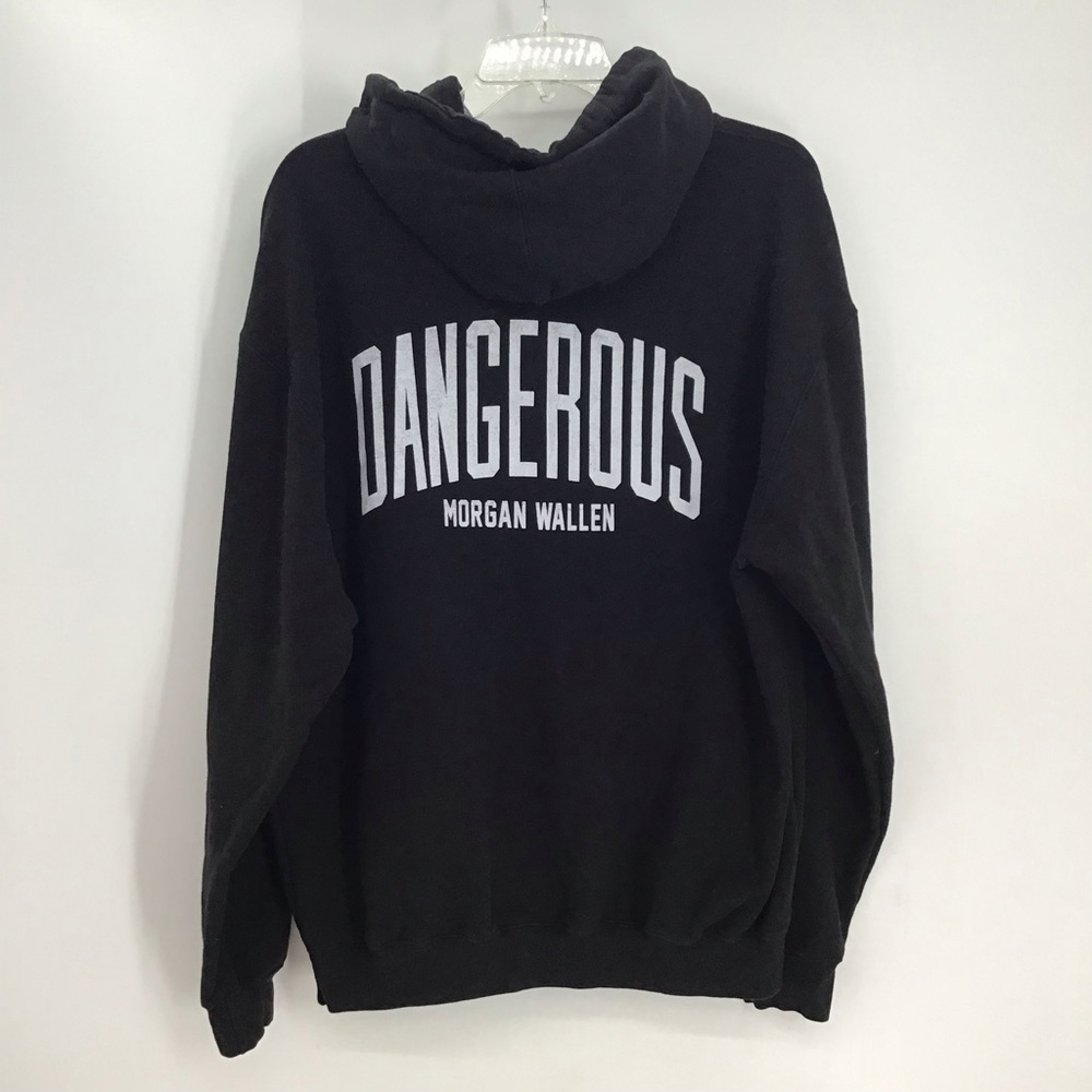Morgan Wallen Dangerous Concert Sweatshirt  Casual Country Black Size Large